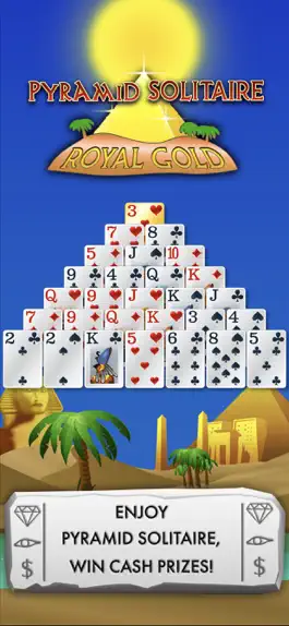 Game screenshot Pyramid Solitaire Royal Gold mod apk