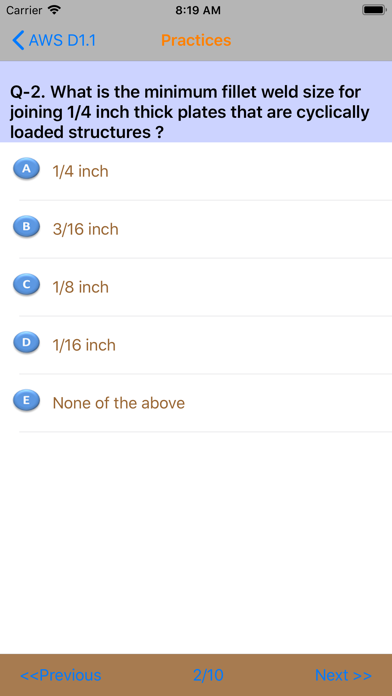 Screenshot #2 pour AWS D1.1 Practices