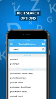 advanced dictionary&thesaurus iphone screenshot 2