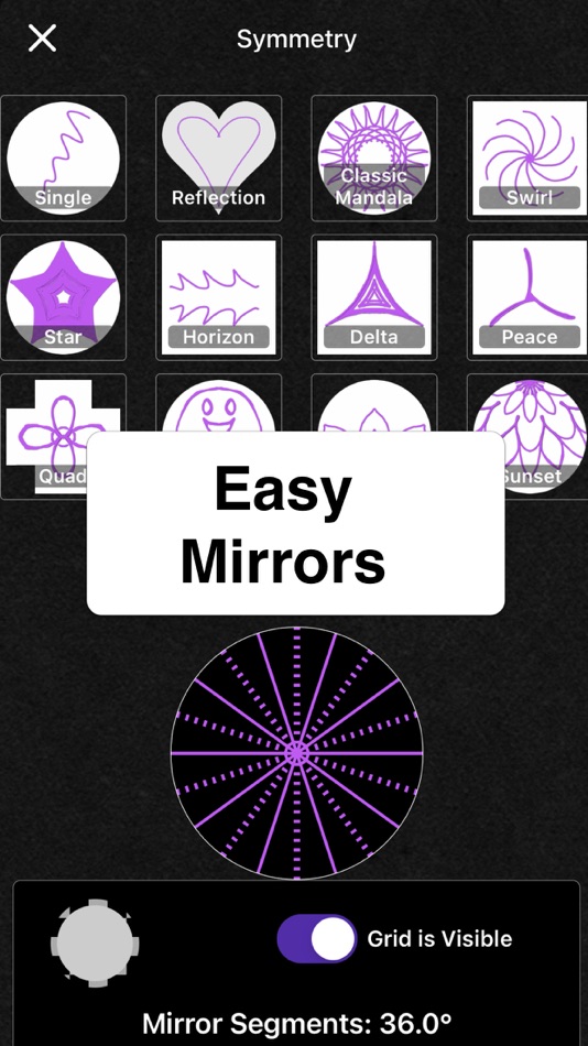 #6. Mandala Maker: symmetry doodle (iOS) 由: Damien Bell