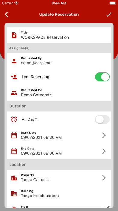 Tango Workplace Screenshot
