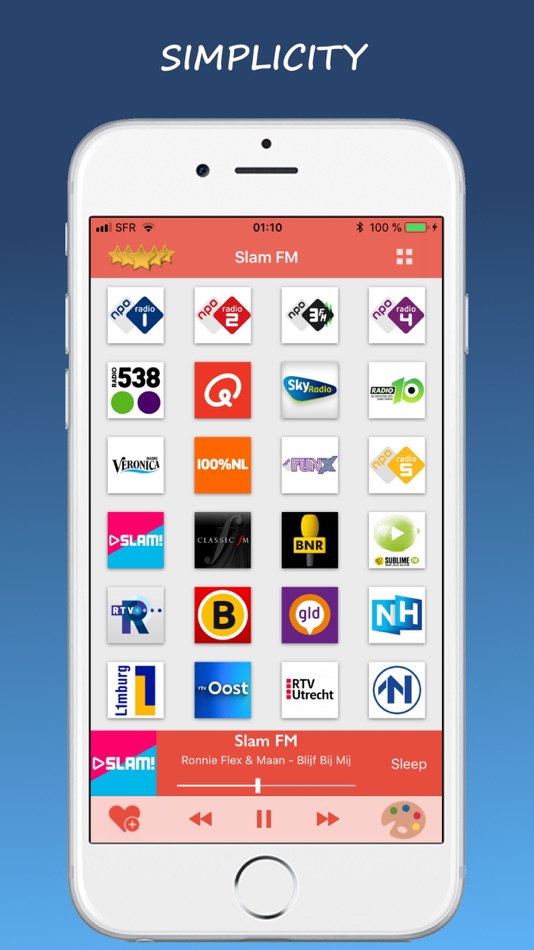 #1. Radio Nederland - Live ! (iOS) 由: Jihane Jroundi