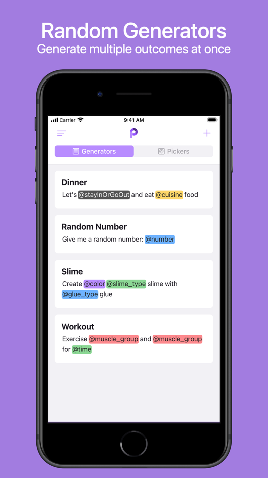 #1. Picks: Random Generator (iOS) 由: Anthony Fiorito