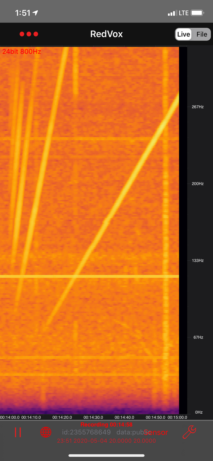 Infrasound Recorder screenshot 3