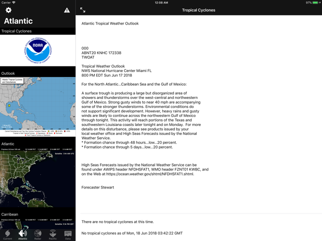 NOAA Hurricane Center HD(圖4)-速報App