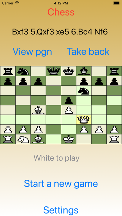 Chess - pgn Screenshot