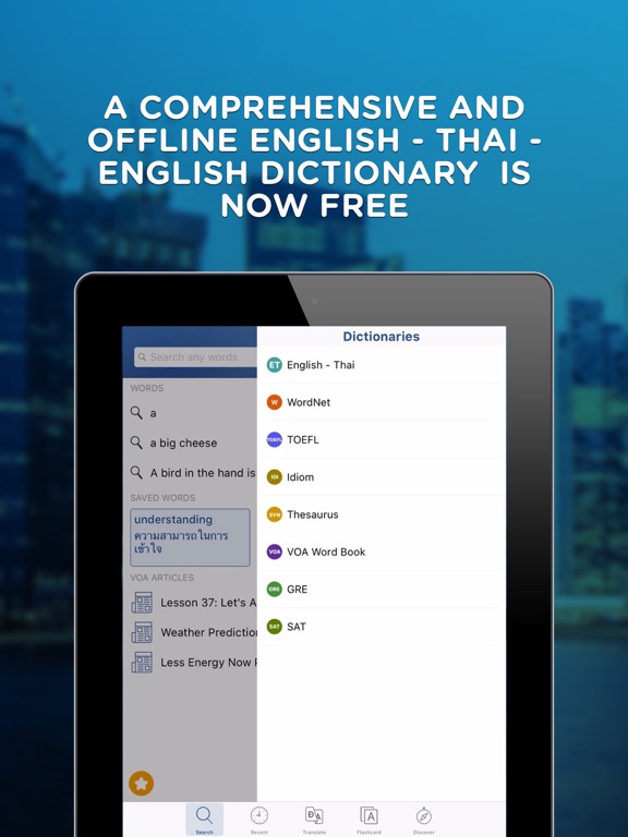 Screenshot #5 pour Thai English Dictionary 2021