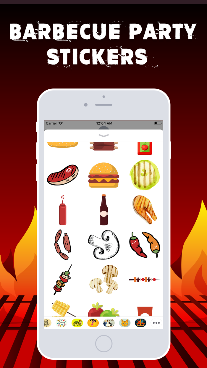 Barbecue Party Stickers
