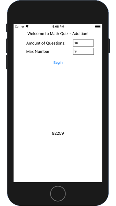 How to cancel & delete Math Quiz - Addition from iphone & ipad 1