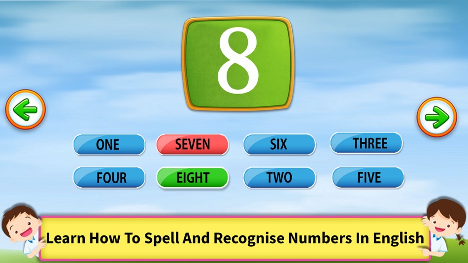 #7. Learn Numbers Spelling 1-100 (iOS) بواسطة: BHADRIK MEHTA