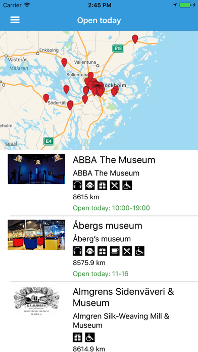 Stockholm museums Screenshot