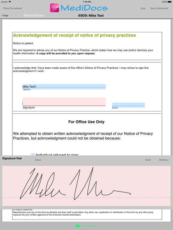MediDocs iPad screenshot 4 - Medical app