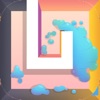 Water color maze icon
