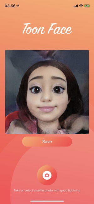 Toon Face Cartoon Selfie na App Store