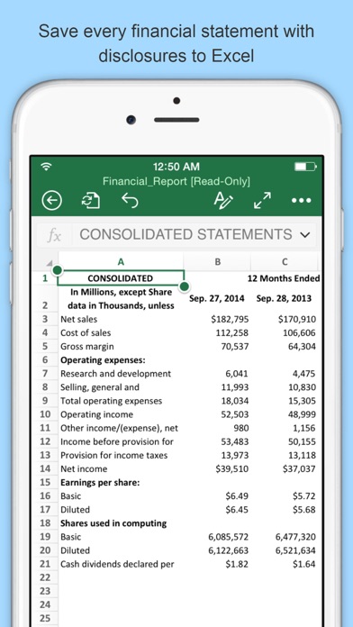 Last10K: Company SEC Filings Screenshot