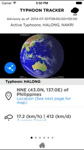 Typhoon Tracker screenshot #1 for iPhone