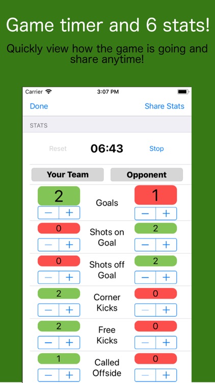 Stats2Share - Soccer
