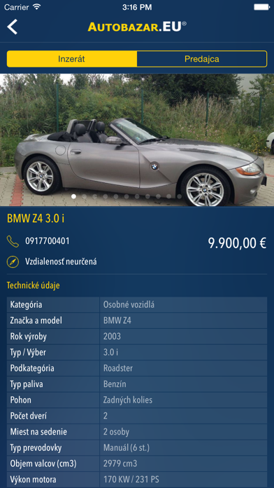 Autobazar.EU Screenshot