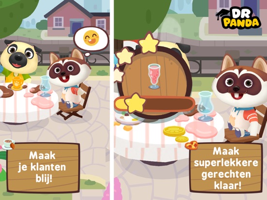 Dr. Panda Café iPad app afbeelding 3