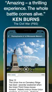 herestory gettysburg auto tour iphone screenshot 2