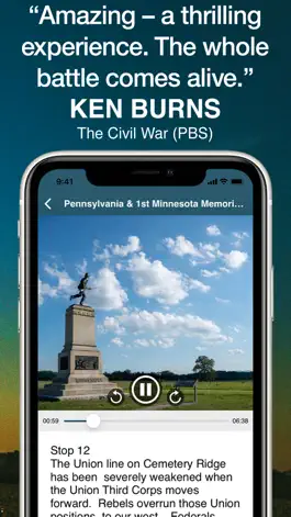 Game screenshot HereStory Gettysburg Auto Tour apk
