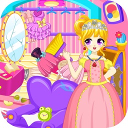 Princess Cleaning Rooms Game