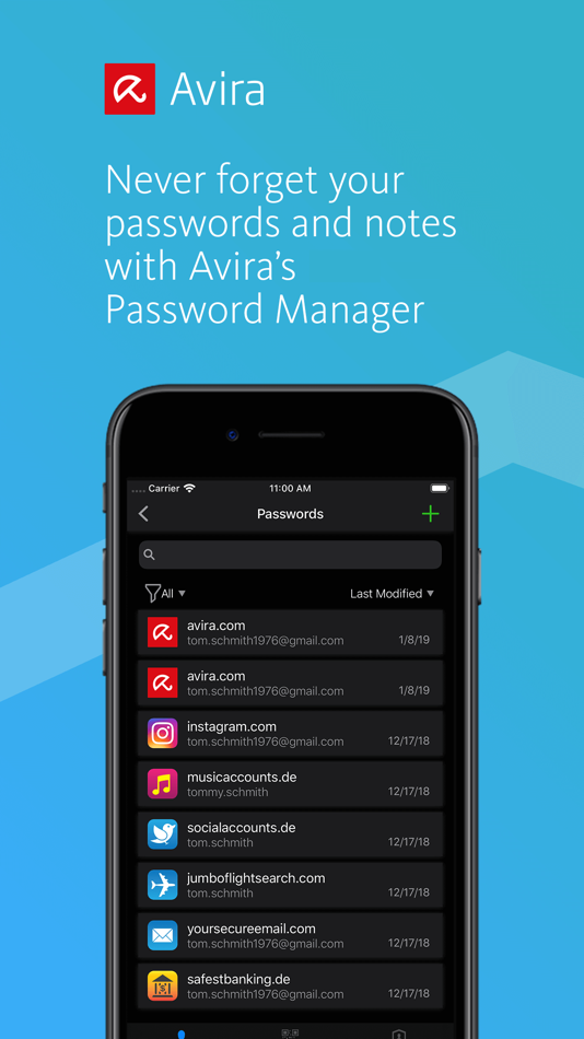 #1. Avira Password Manager (iOS) 由: Avira Holding