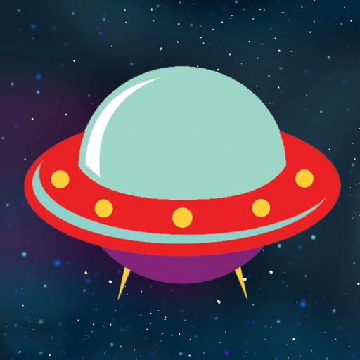 Aliens & spaceship stickers icon