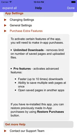 iSaveWeb Lite screenshot 3