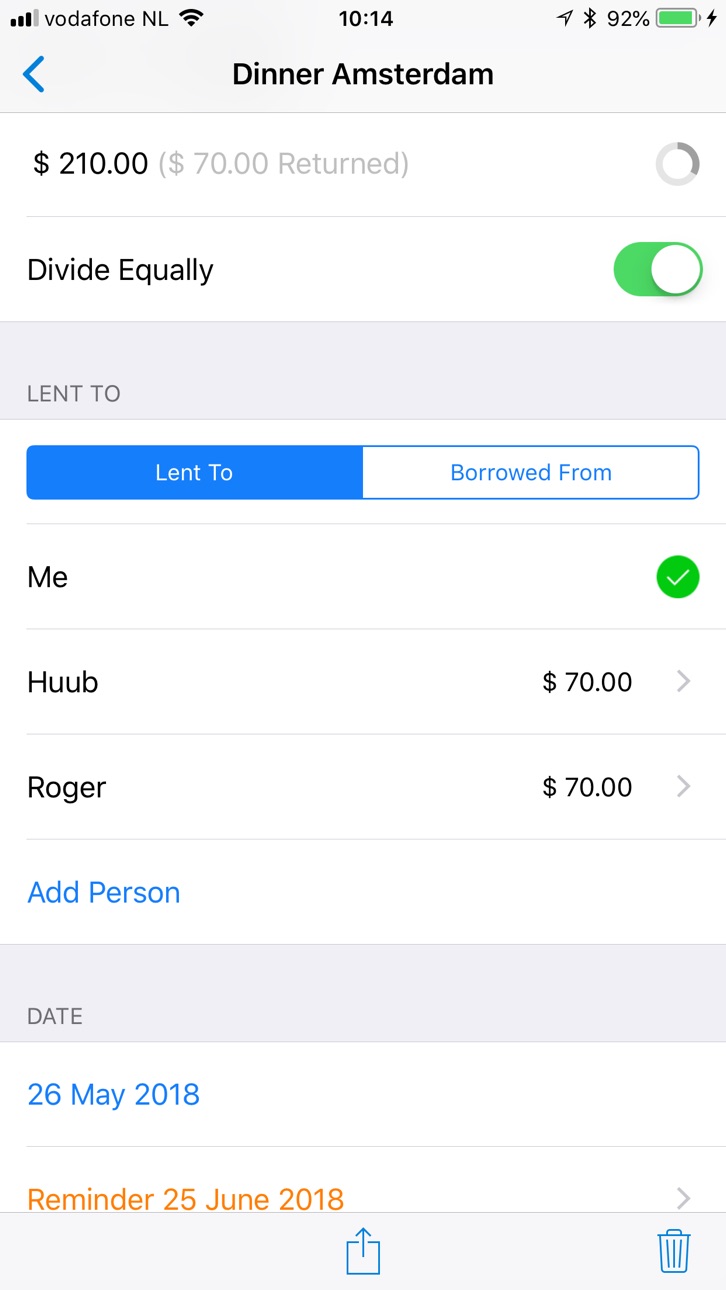 iPhone screenshot