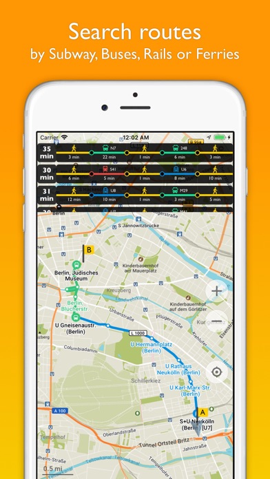 Berlin offline map & nav screenshot 3