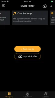 music joiner - merge audio iphone screenshot 2