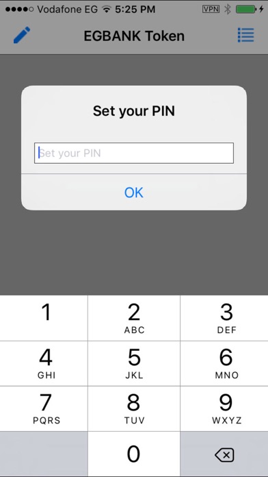 EGBANK Soft Token Screenshot