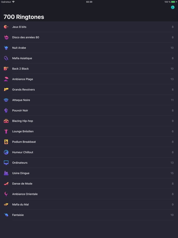 Screenshot #4 pour 700 Ringtones
