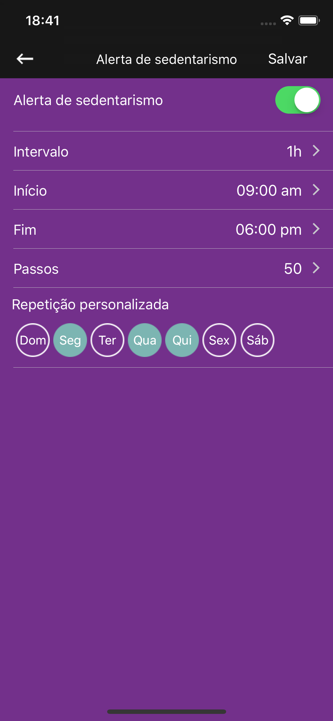 Conexão Touch