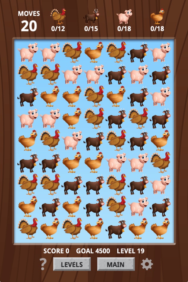 Farm Animal Match Up Game screenshot 2