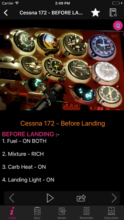 Aviation Checklist 172 Premium