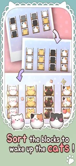 Game screenshot Sort the Cats - Brain puzzle apk