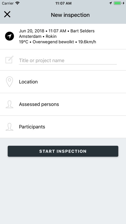 Work Inspection
