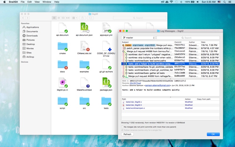 Screenshot #1 pour SnailGit Lite: Git for Finder