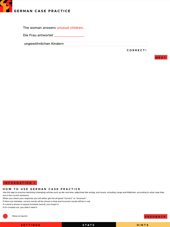 Screenshot #4 pour German Case Practice