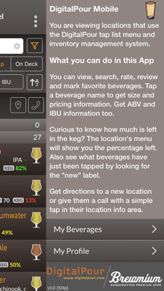 DigitalPour - Pocket Beer Menu screenshot 5