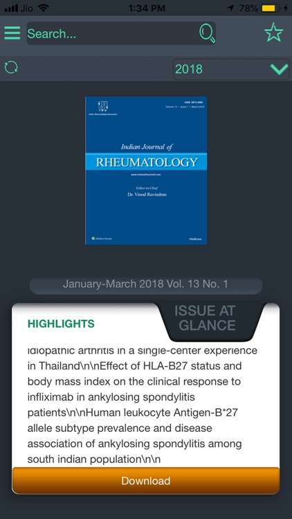 IndianJRheumatology