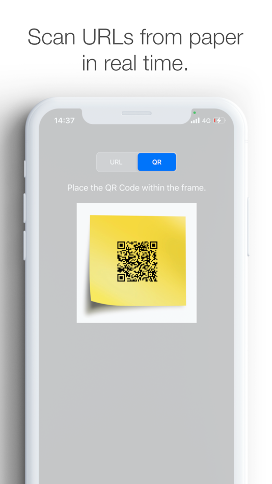 #1. URL Reader - with QR reading (iOS) Av: yu sakamoto