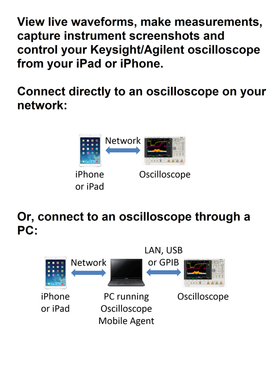 Screenshot #4 pour Keysight Oscilloscope Mobile