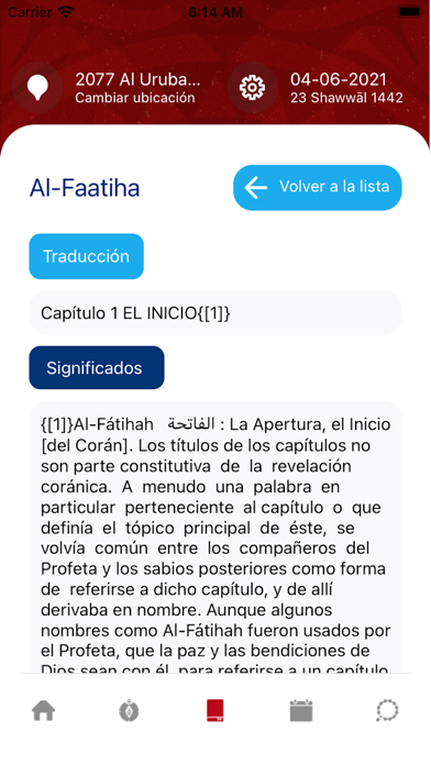 Horarios de Salat - Española Screenshot