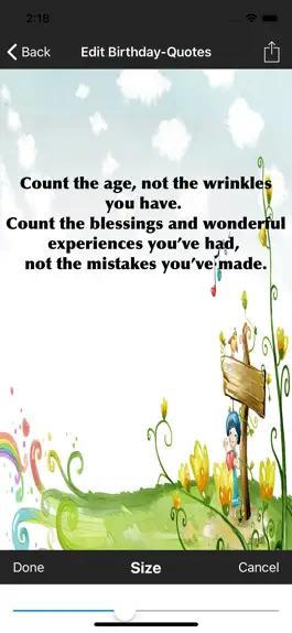 Game screenshot Birthday-Quotes hack