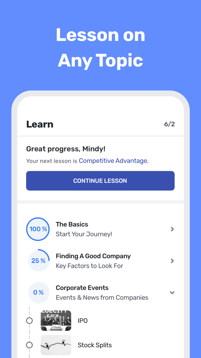 Mindy Finance Learn Investing