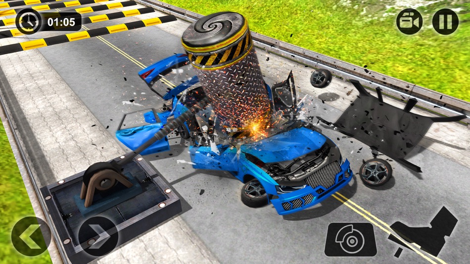 #2. Speed Bump Crash Challenge (iOS) 来自: Squad Cell