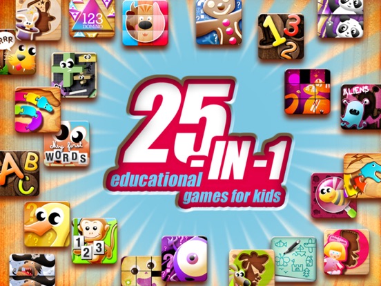 25 in 1 Educational Games iPad app afbeelding 1